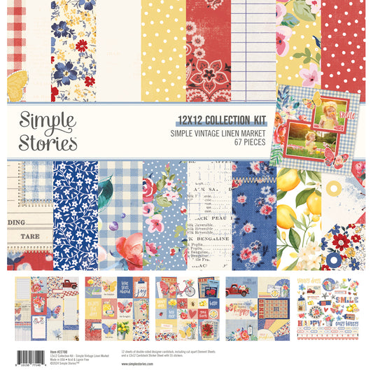 Simple Vintage Linen Market Collection Kit - Simple Stories