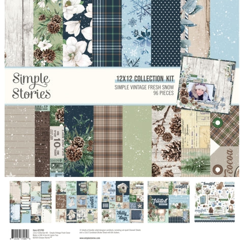 Simple Vintage Fresh Snow Collection Kit