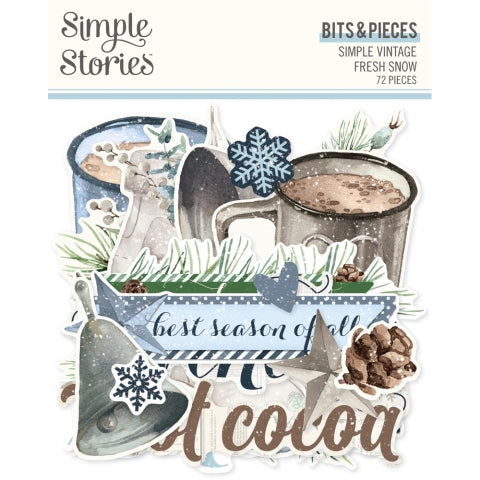 Simple Vintage Fresh Snow Bits & Pieces