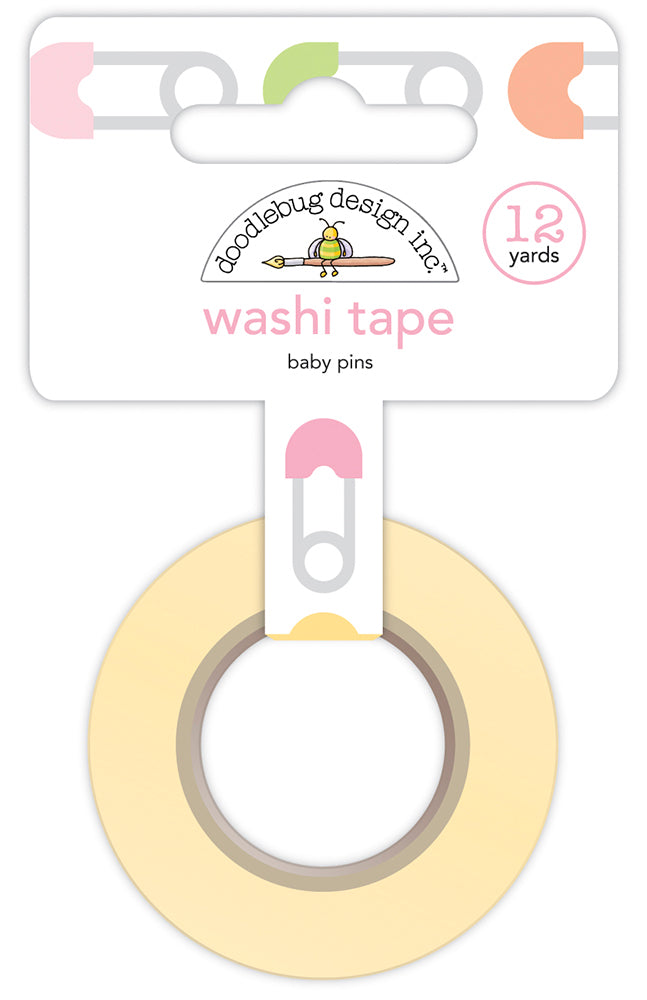 Doodlebug Design - Bundle of Joy Collection - Washi Tape - Baby Pins