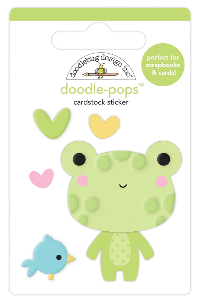 Doodlebug Design - Bundle of Joy Collection - Stickers - Doodle-Pops - Hoppy Day