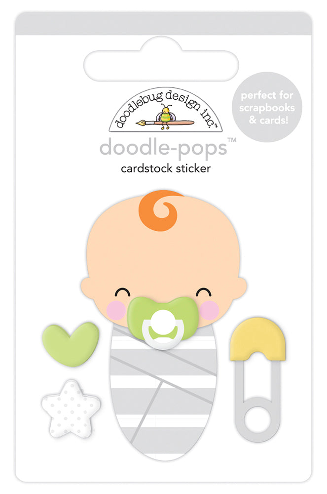 Doodlebug Design - Special Delivery Collection - Stickers - Doodle-Pops - Sweet Dreams