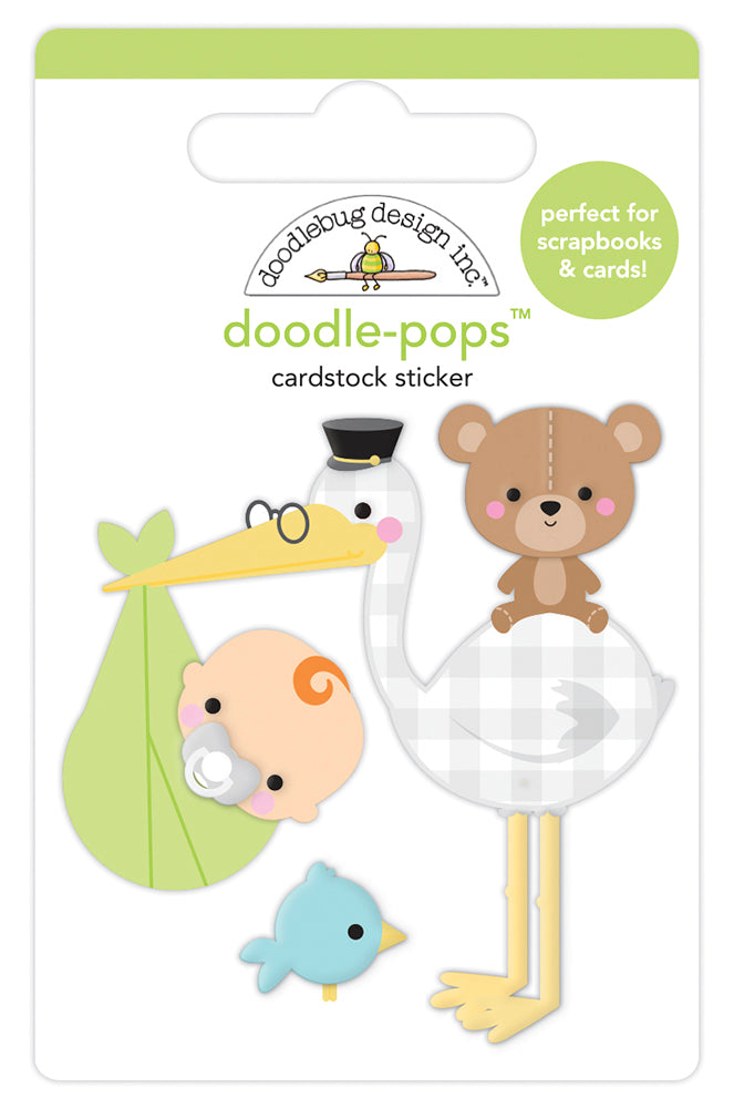 Doodlebug Design - Special Delivery Collection - Stickers - Doodle-Pops - Special Delivery