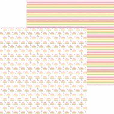 Doodlebug Design - Bundle of Joy Collection - 12 x 12 Double Sided Paper - Baby Shower