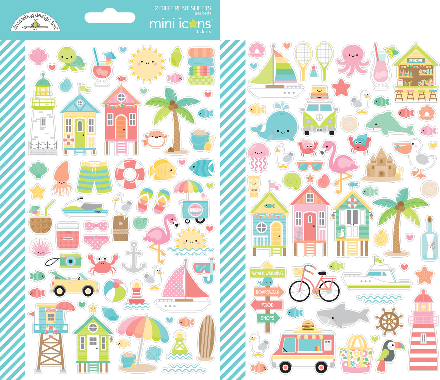 Stickers - Seaside Summer - Mini Icons