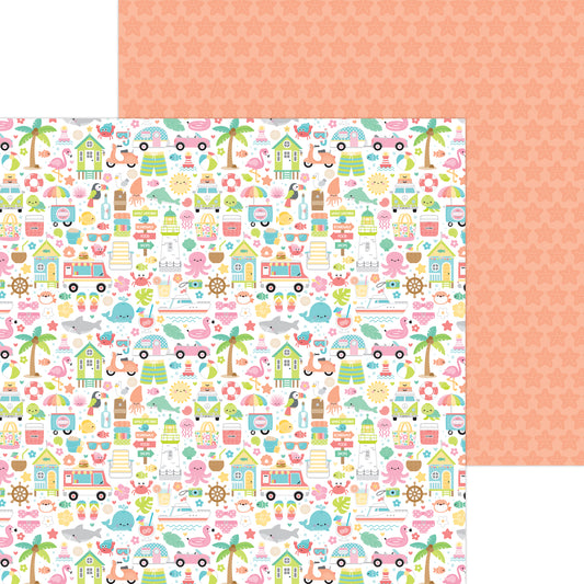 Cardstock - Seaside Summer - Double Sided