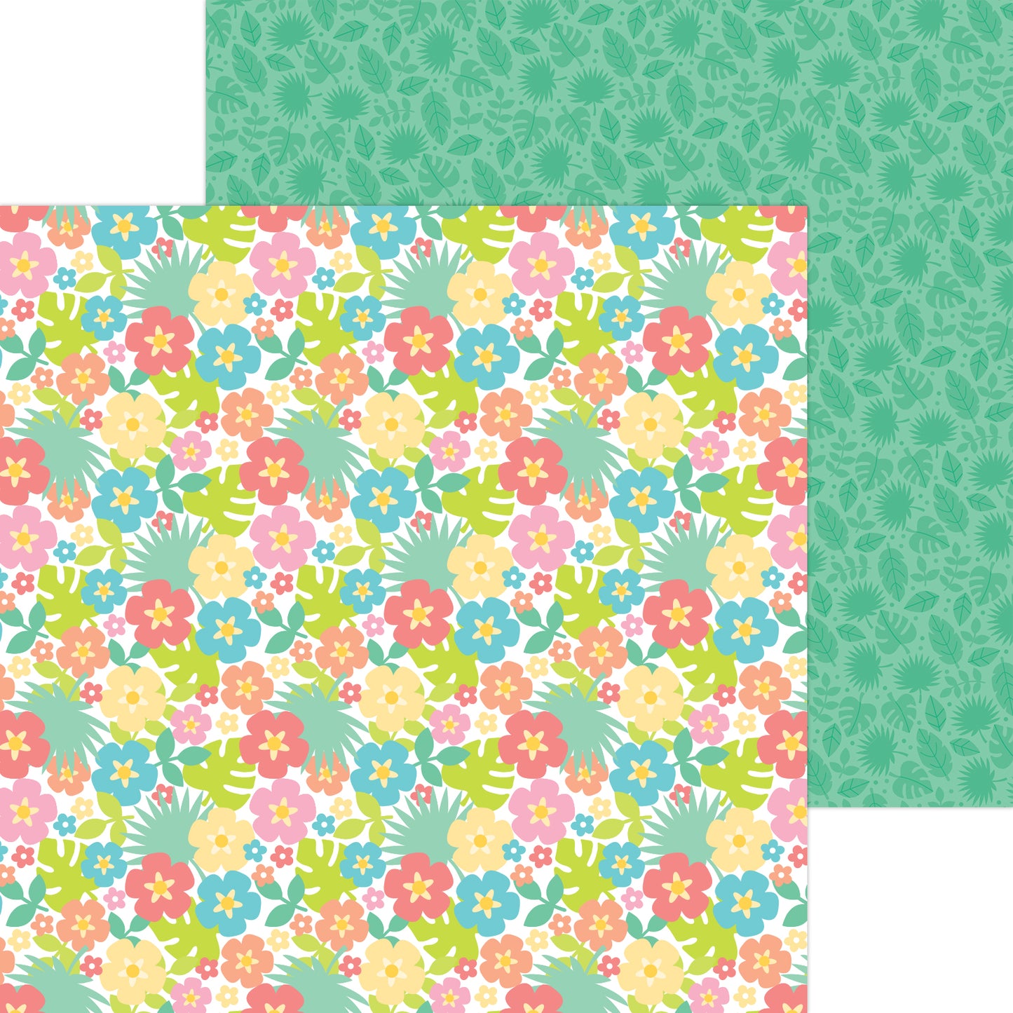 Cardstock - Seaside Summer - Island Tropics - Double Sided