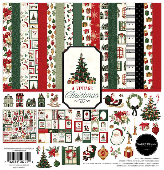 Vintage Christmas Collection - 12 x 12 Collection Kit - Echo Park